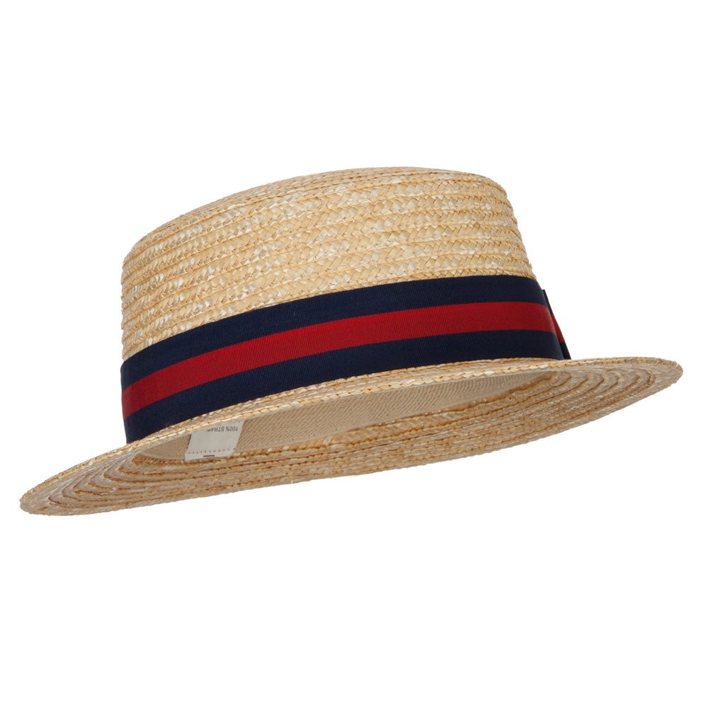 Straw Fine Weave 2 Inch Brim Hat