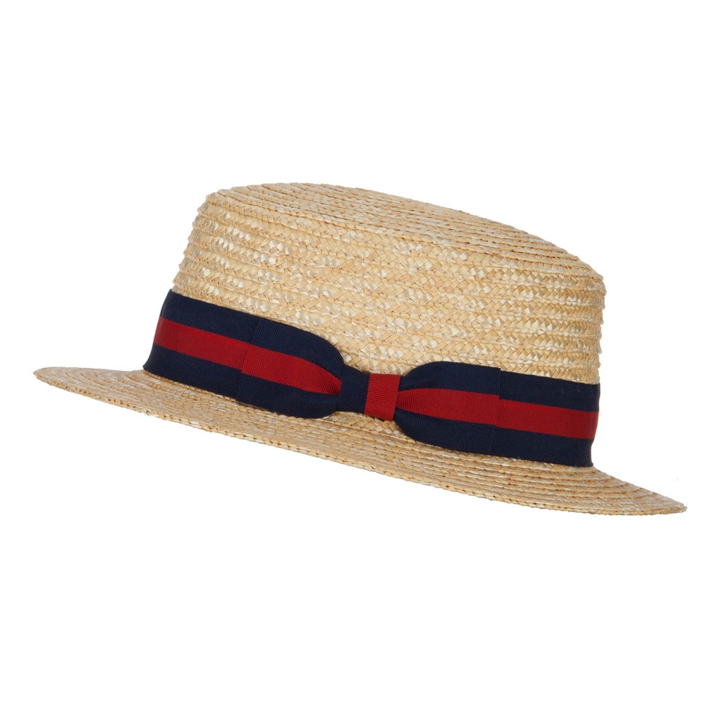 Straw Fine Weave 2 Inch Brim Hat