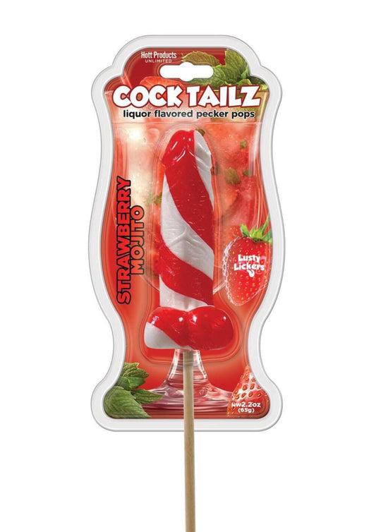4-Inch Strawberry Mojito Pecker Pop