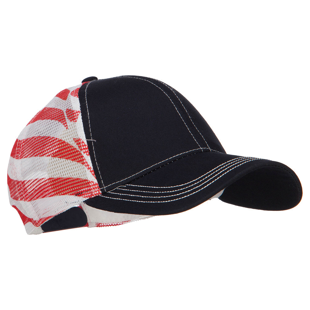 USA Flag Cotton Twill Mesh Cap