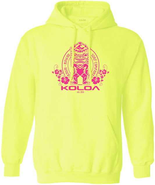 Koloa Tiki Flowers Hoodie