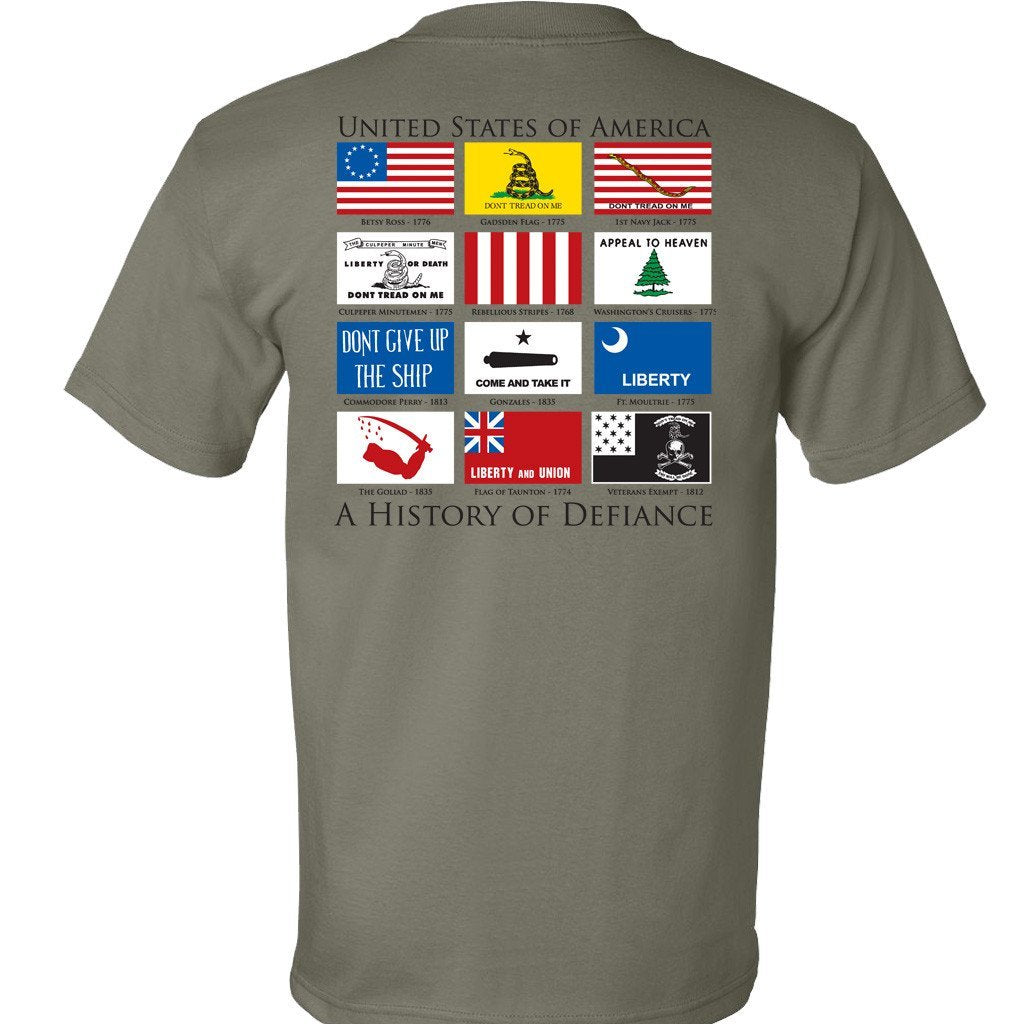 History of Defiance T-Shirt - Sage