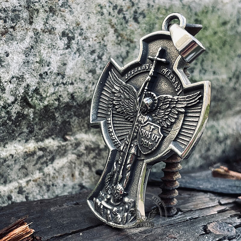 Saint Michael Stainless Steel Religion Pendant