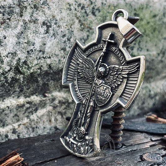 Saint Michael Stainless Steel Religion Pendant