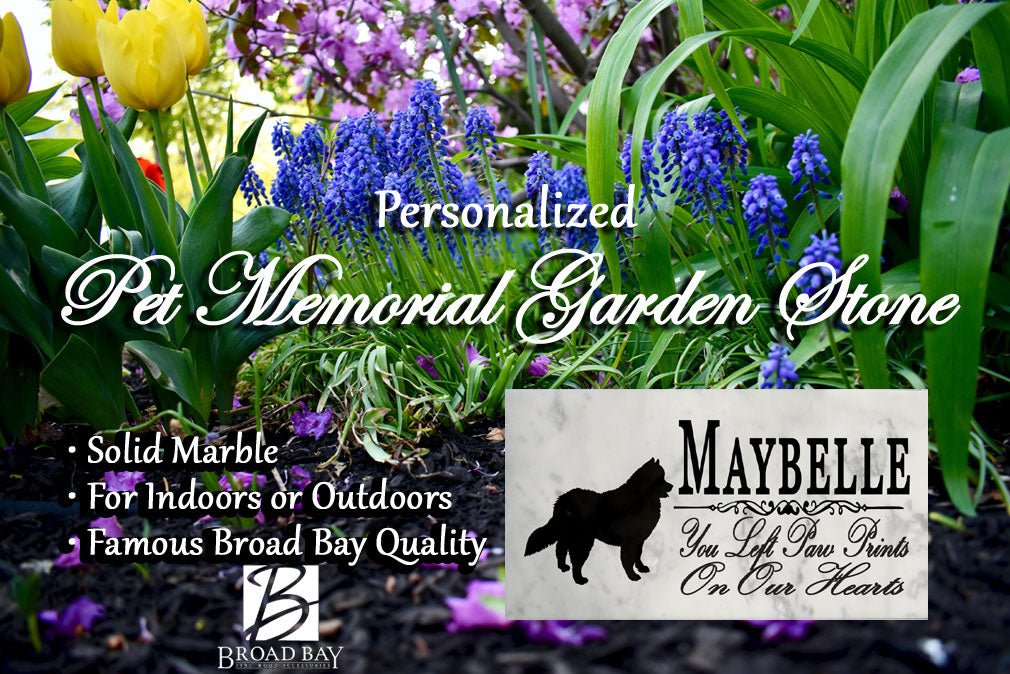 Samoyed Memorial Stone Personalized Marker Outdoor or Indoor