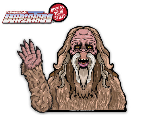 Bigfoot Sasquatch Waving WiperTags
