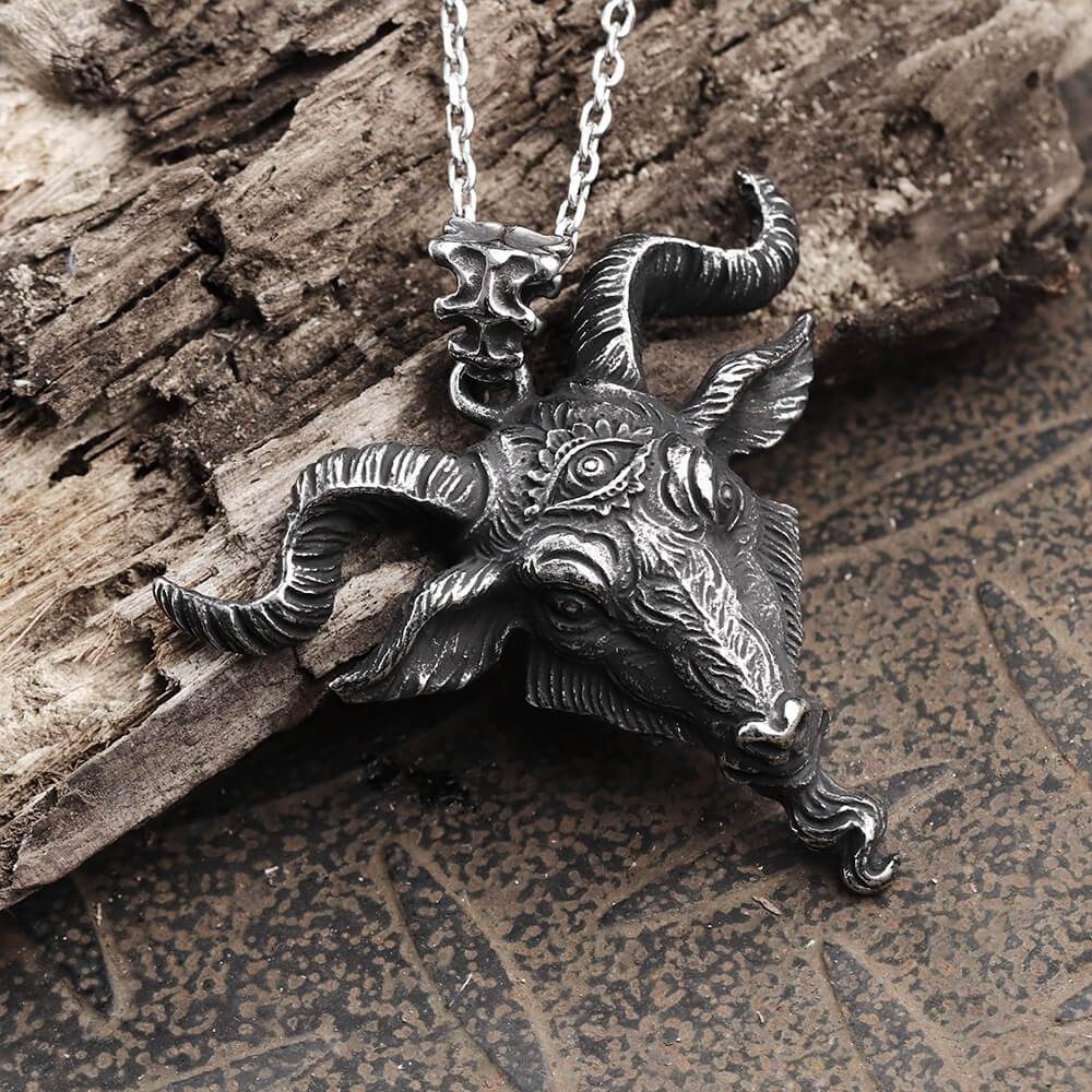 Satan Devil Goat Stainless Steel Pendant