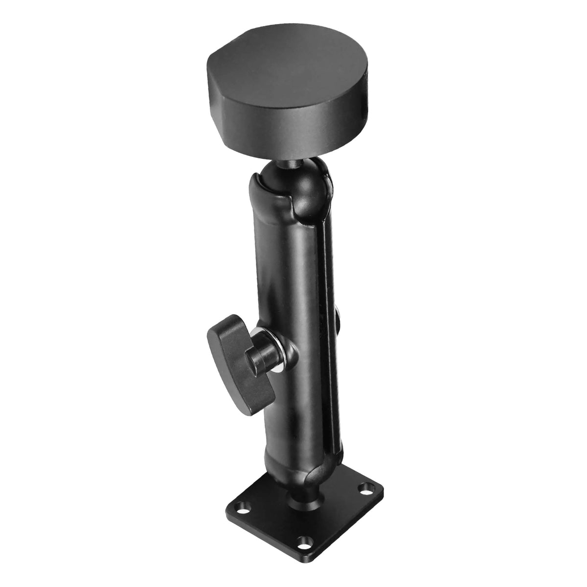 Satellite Antenna Straight Mount Post w/ Ball Head Plate