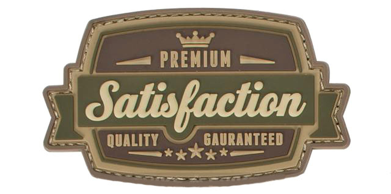 Satisfaction Morale Patch PVC - Mil-Spec Monkey