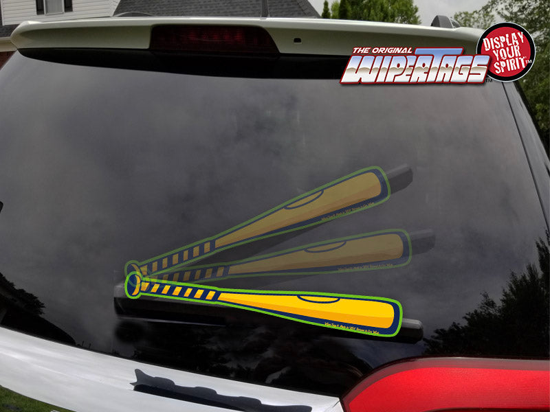 *NEW* Baseball Bat Banana Yellow, Navy, Green WiperTags