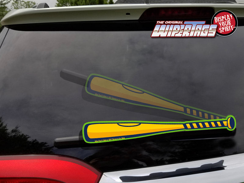*NEW* Baseball Bat Banana Yellow, Navy, Green WiperTags