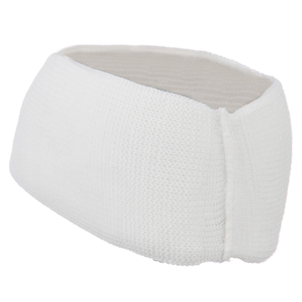 Solid Colored Rib Knit Earband