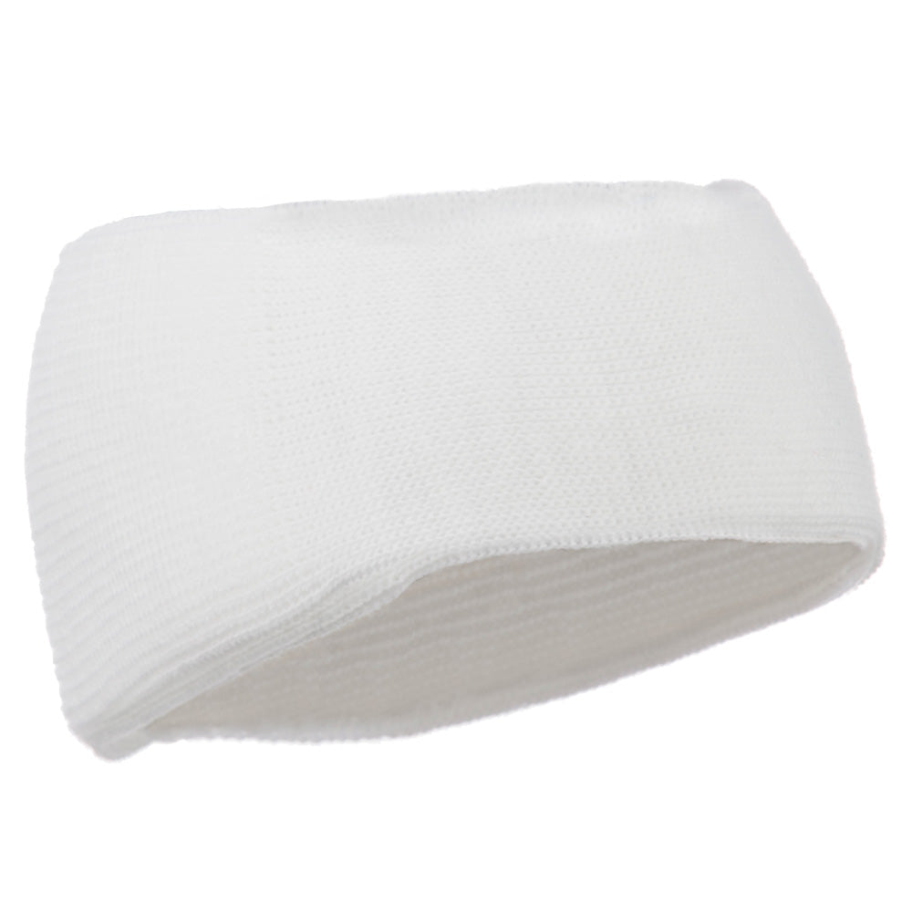 Solid Colored Rib Knit Earband