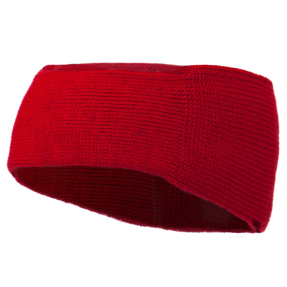 Solid Colored Rib Knit Earband