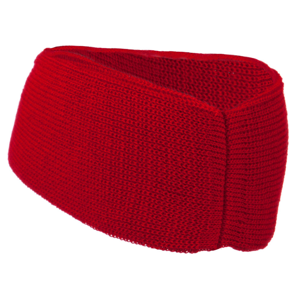 Solid Colored Rib Knit Earband
