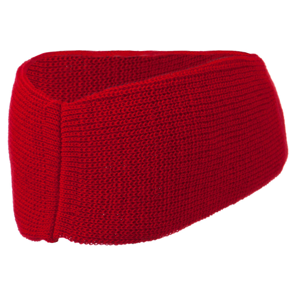 Solid Colored Rib Knit Earband