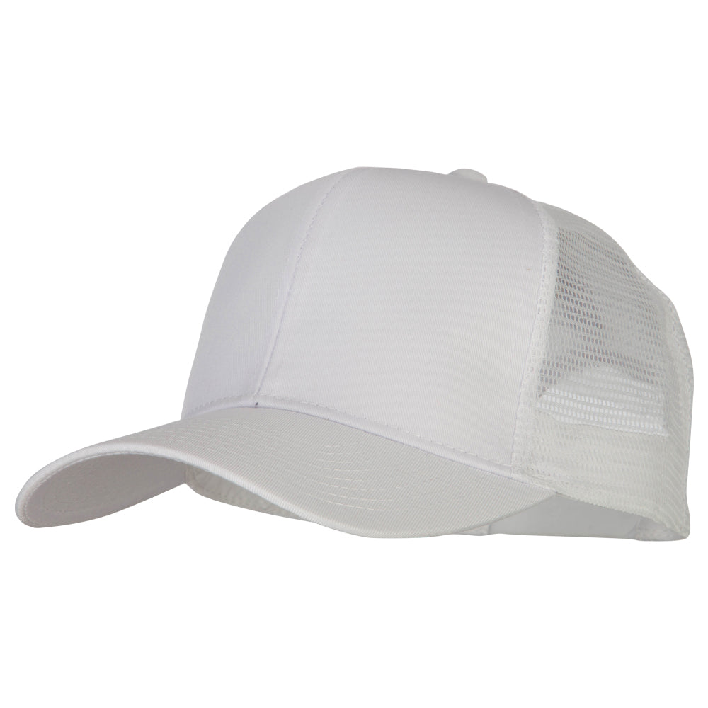 Solid Cotton Prostyle Twill Mesh Cap