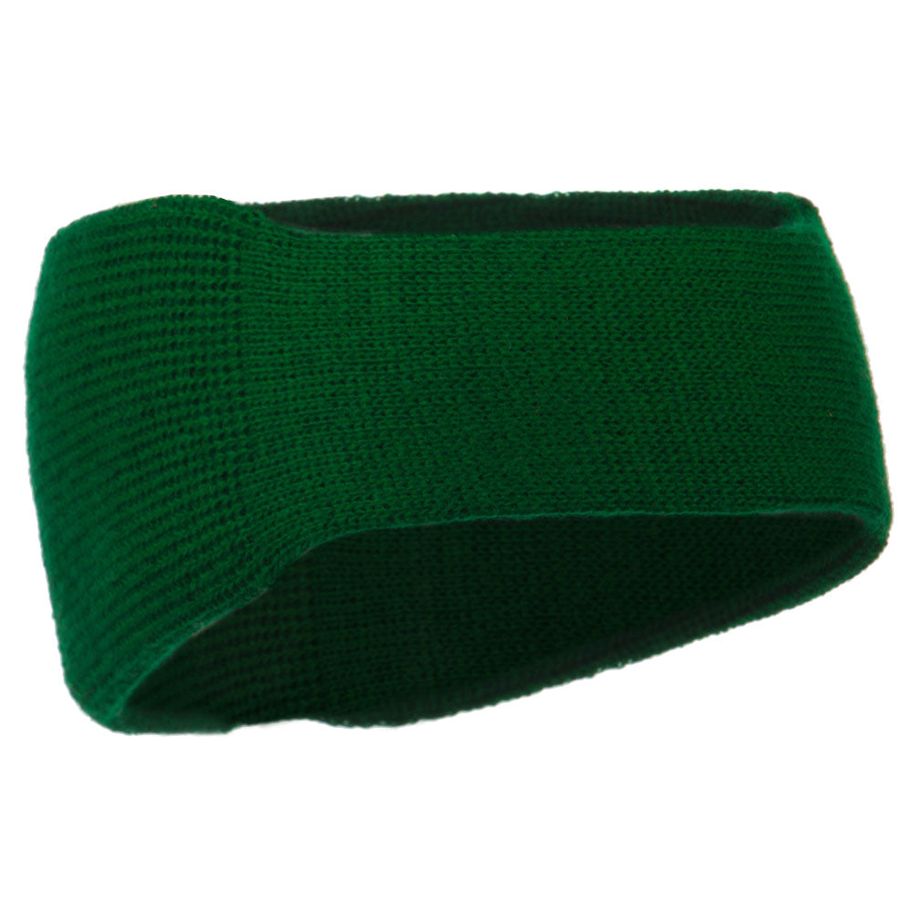 Solid Colored Rib Knit Earband