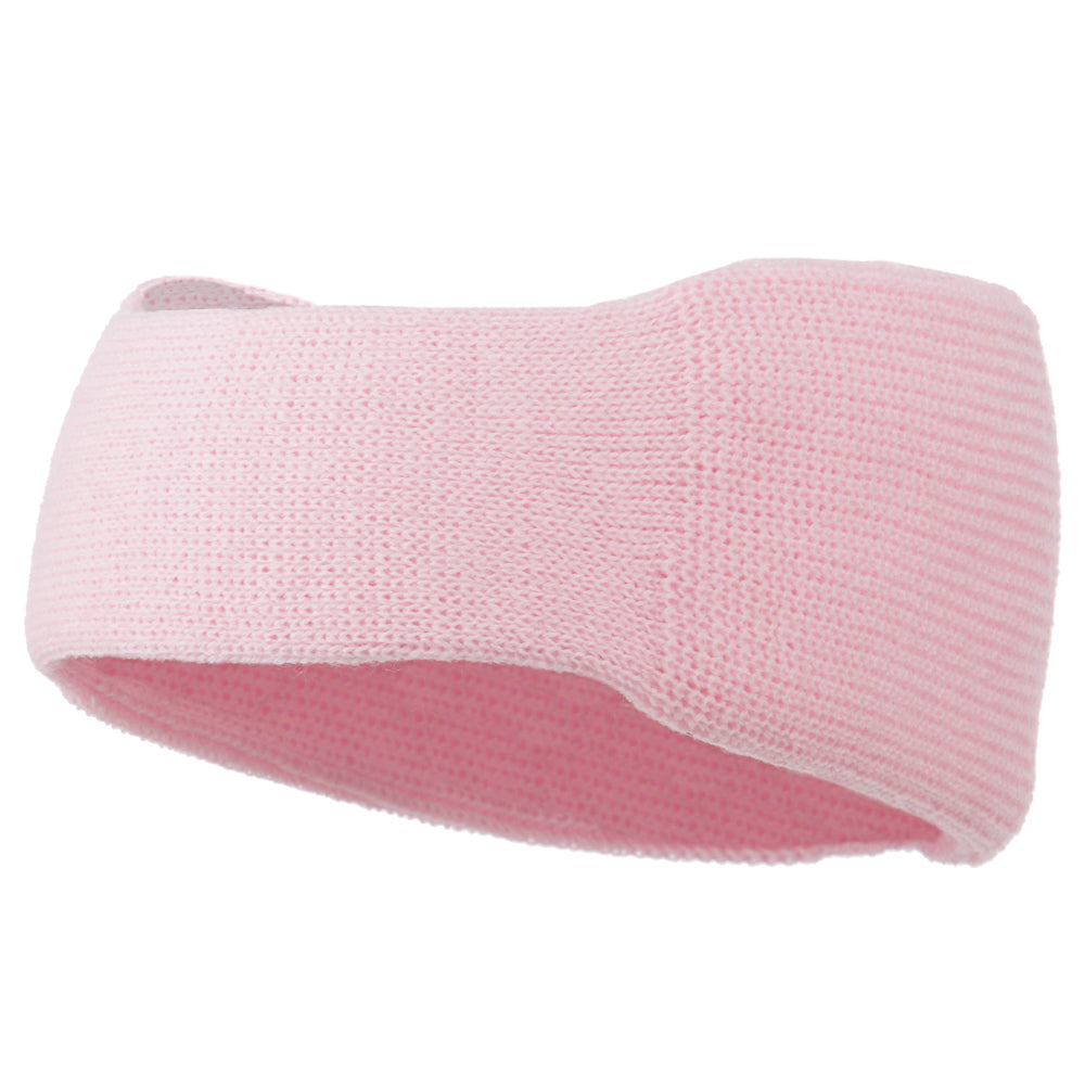 Solid Colored Rib Knit Earband