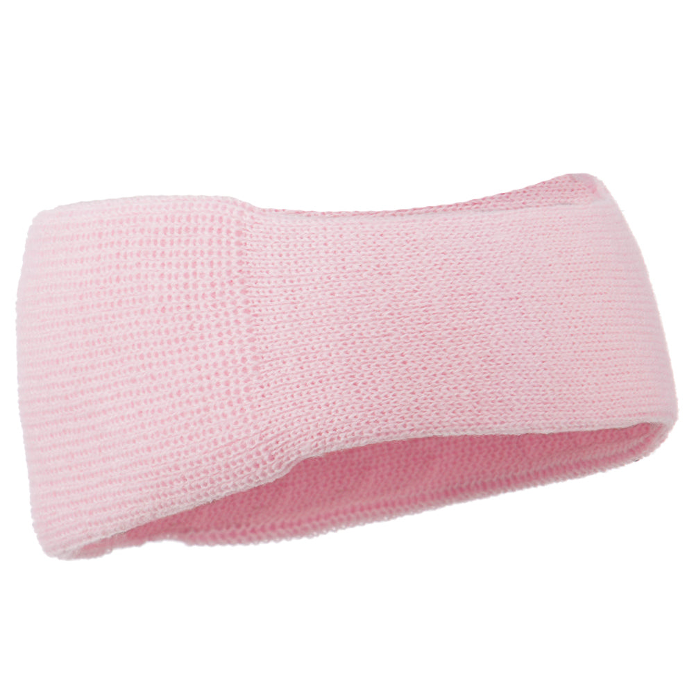 Solid Colored Rib Knit Earband