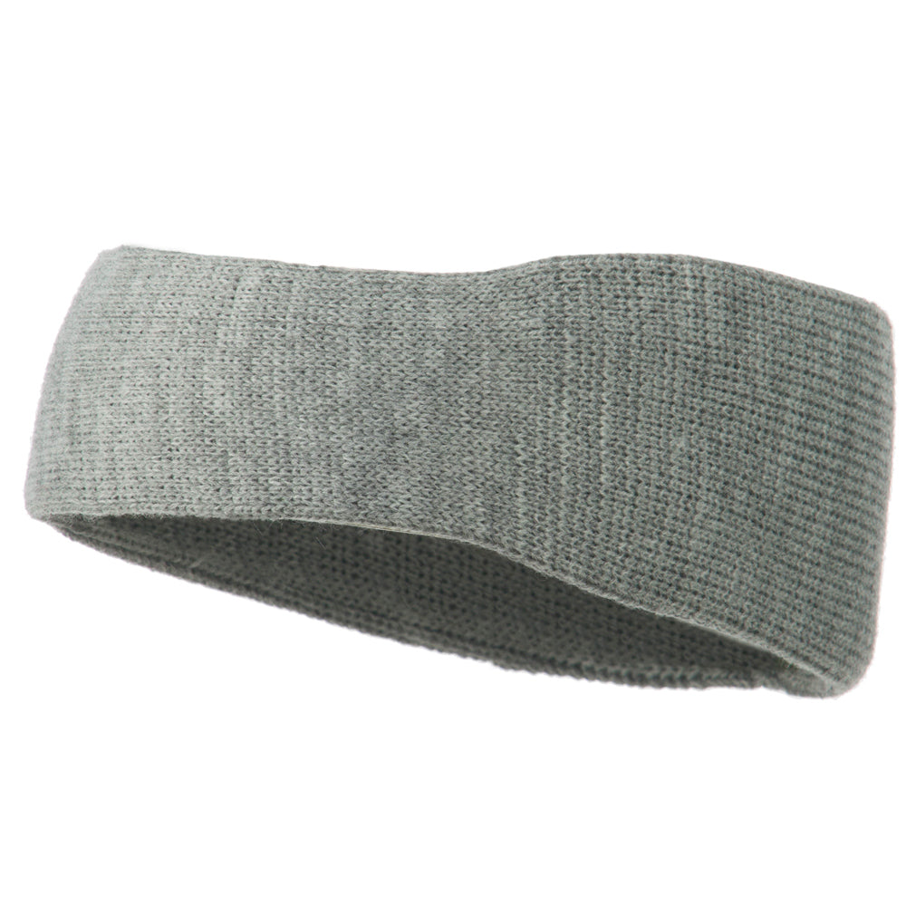 Solid Colored Rib Knit Earband