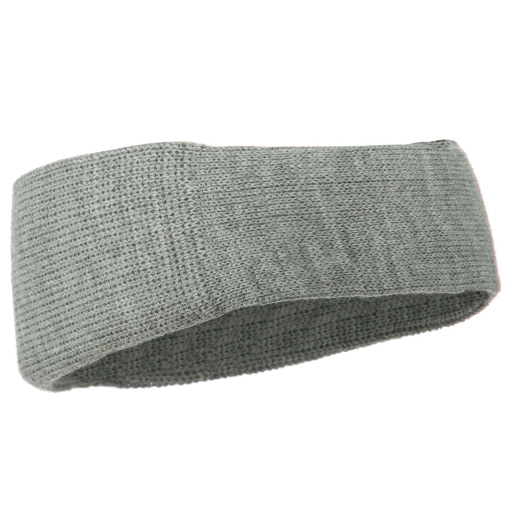 Solid Colored Rib Knit Earband