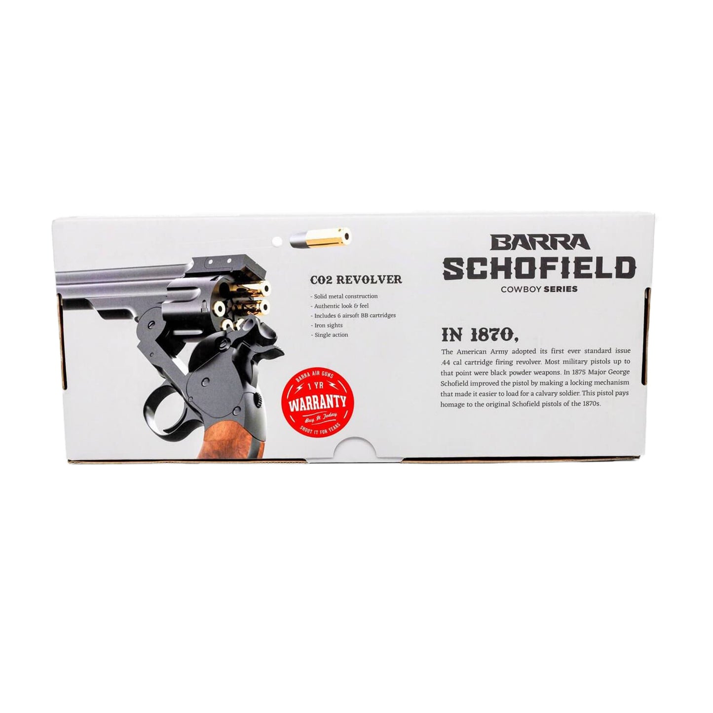Schofield 7 Inch Airsoft - Gunmetal