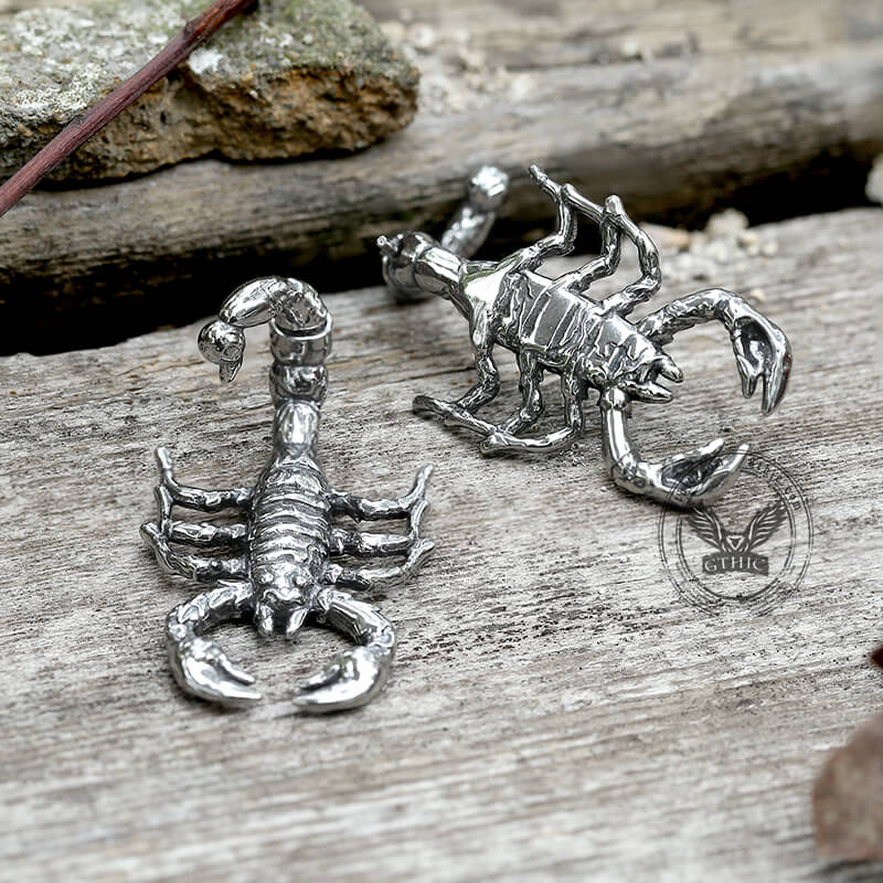Scorpion Stainless Steel Stud Earrings