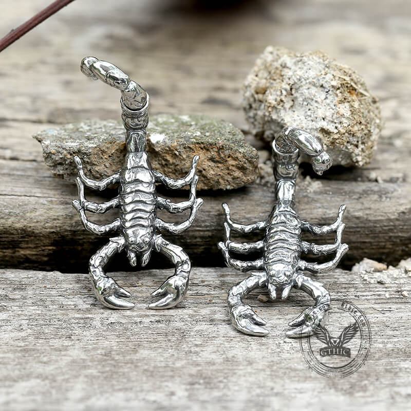 Scorpion Stainless Steel Stud Earrings
