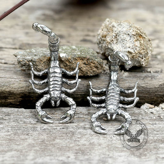 Scorpion Stainless Steel Stud Earrings