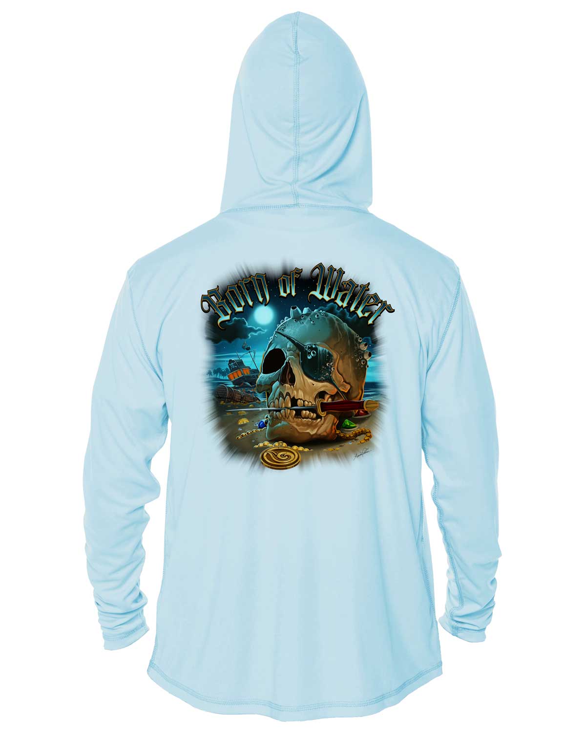 Pirate Skull UV/UPF 50+ Hoodie