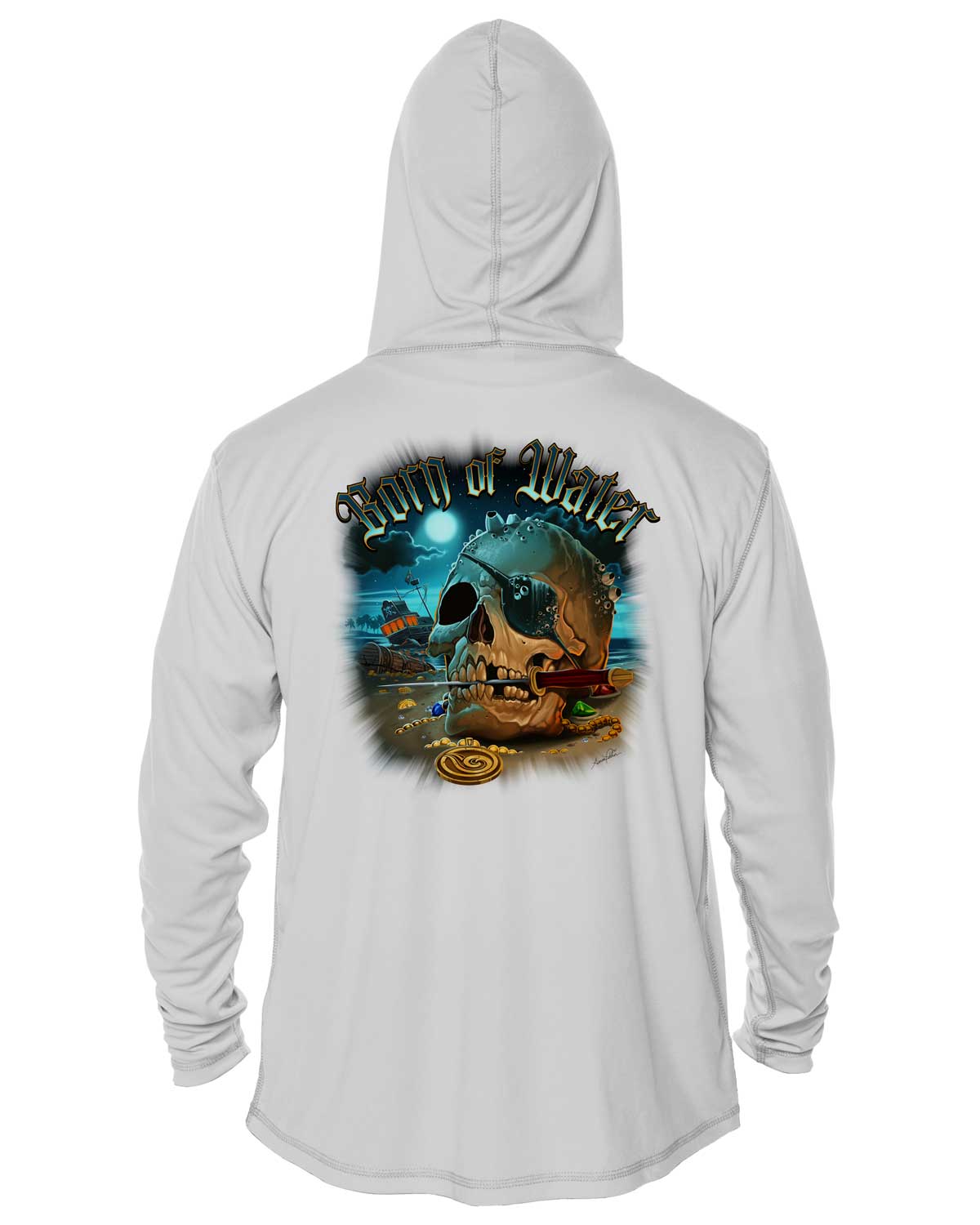 Pirate Skull UV/UPF 50+ Hoodie