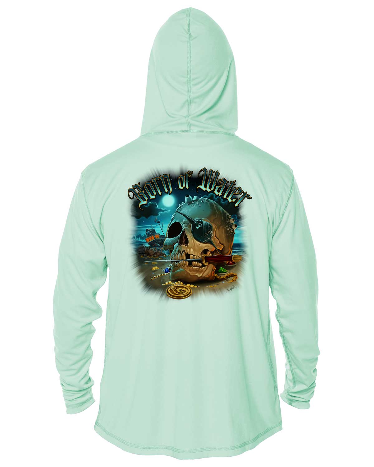Pirate Skull UV/UPF 50+ Hoodie