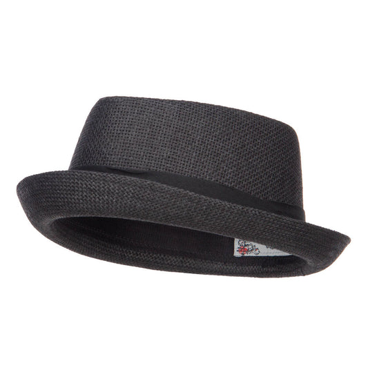 Big Size Solid Upbrim Pork Pie Fedora