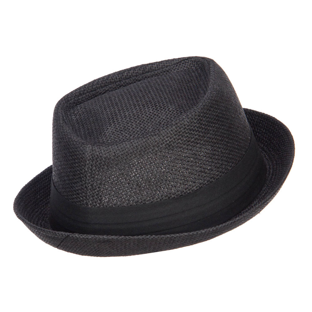 Big Size Solid Upbrim Pork Pie Fedora