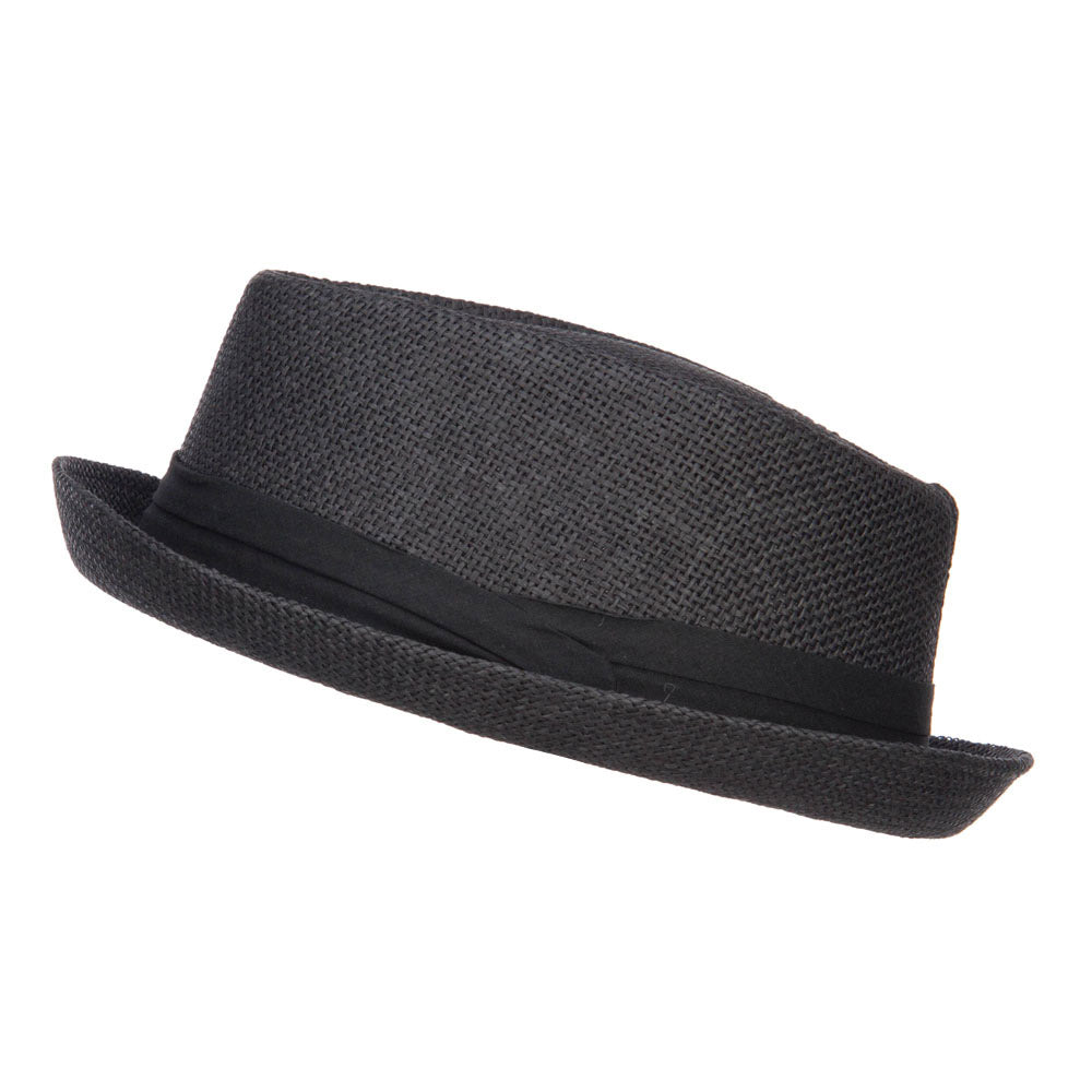 Big Size Solid Upbrim Pork Pie Fedora