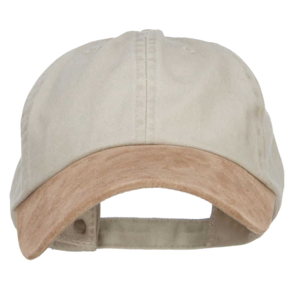 Suede Bill Washed Pigment Dyed Cap