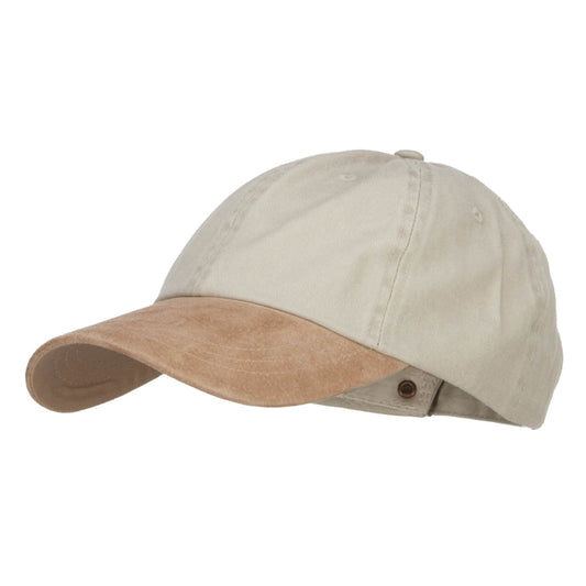 Suede Bill Washed Pigment Dyed Cap