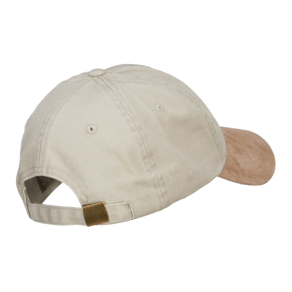 Suede Bill Washed Pigment Dyed Cap