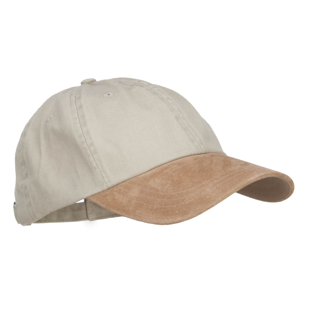 Suede Bill Washed Pigment Dyed Cap