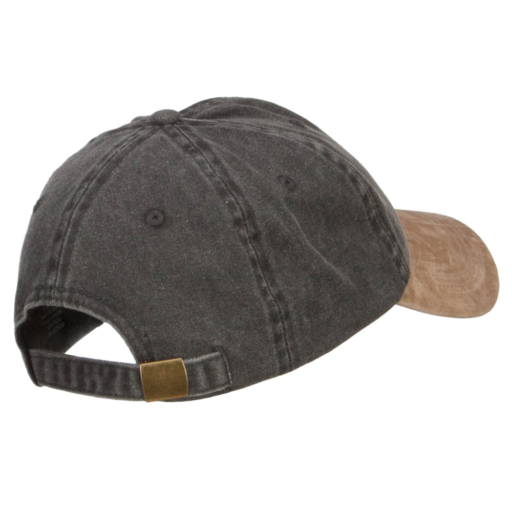 Suede Bill Washed Pigment Dyed Cap