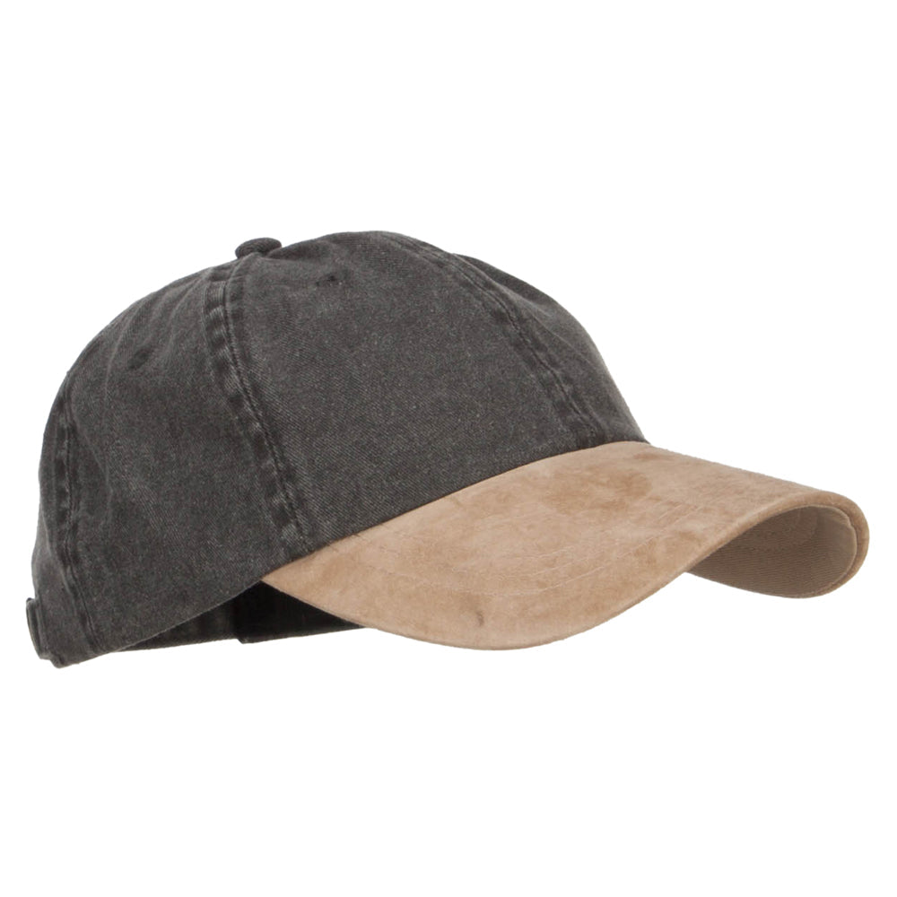 Suede Bill Washed Pigment Dyed Cap