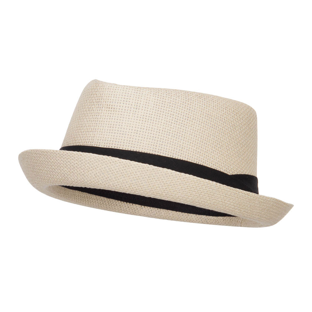 Big Size Solid Upbrim Pork Pie Fedora