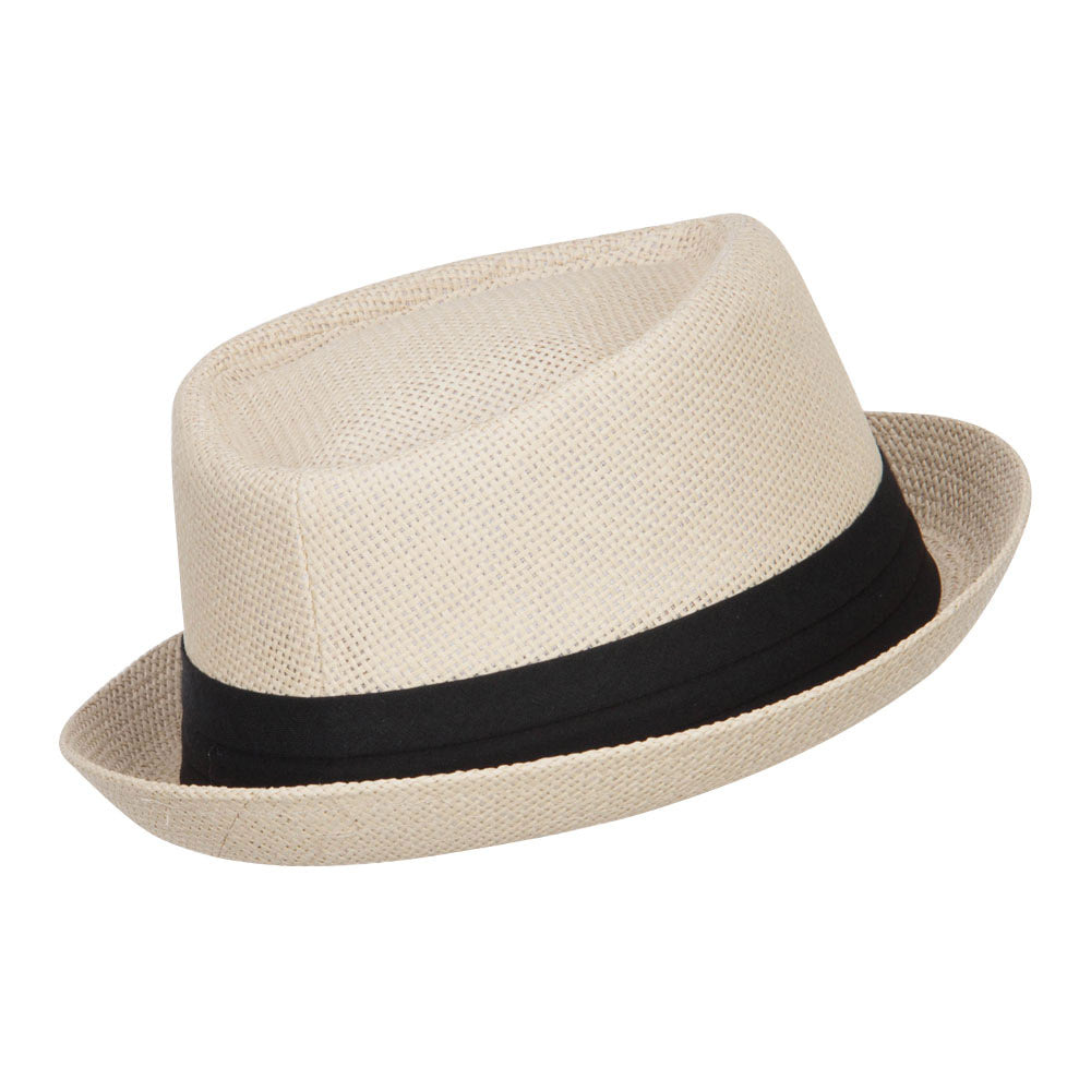 Big Size Solid Upbrim Pork Pie Fedora