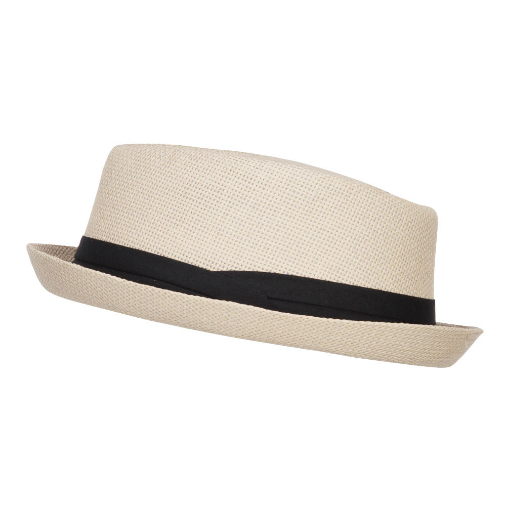 Big Size Solid Upbrim Pork Pie Fedora