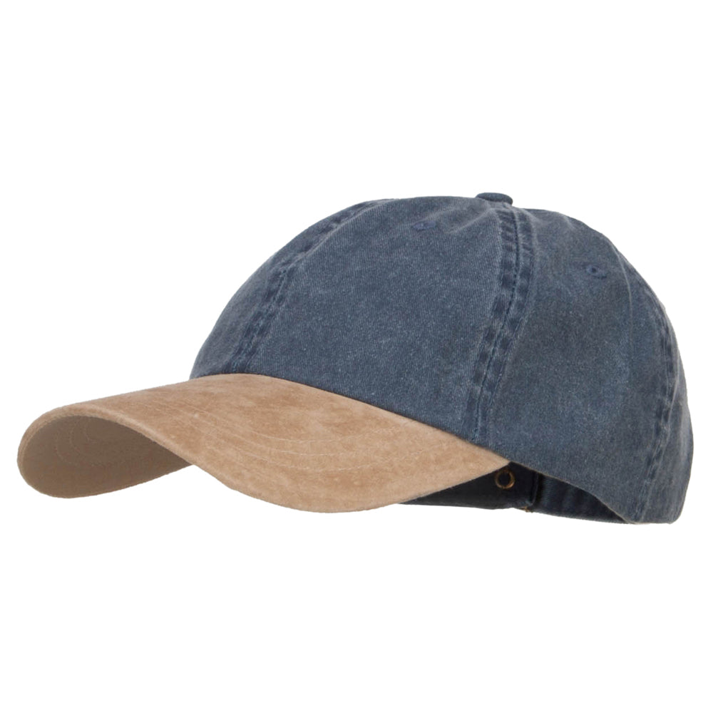 Suede Bill Washed Pigment Dyed Cap