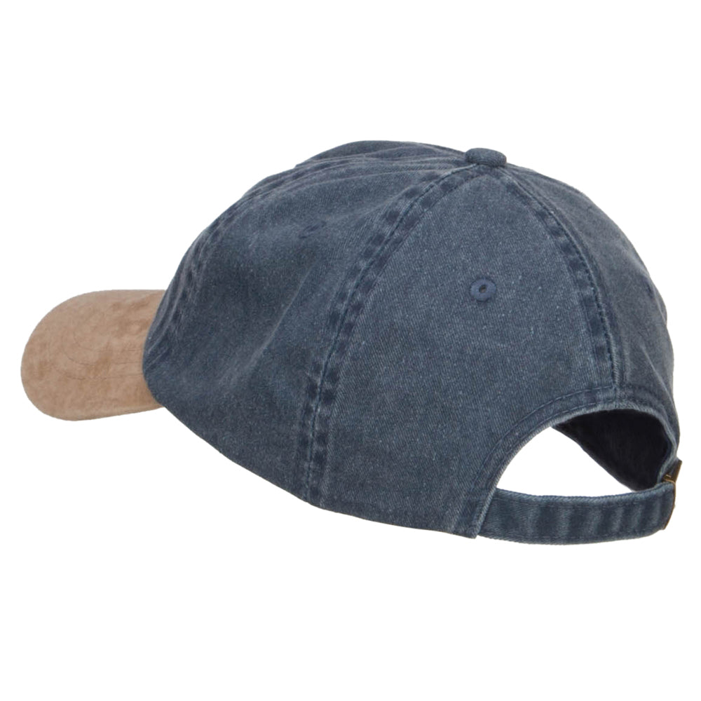 Suede Bill Washed Pigment Dyed Cap