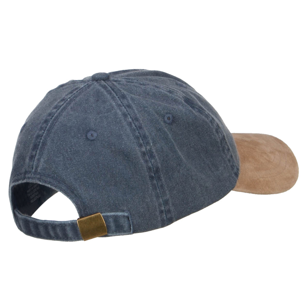 Suede Bill Washed Pigment Dyed Cap