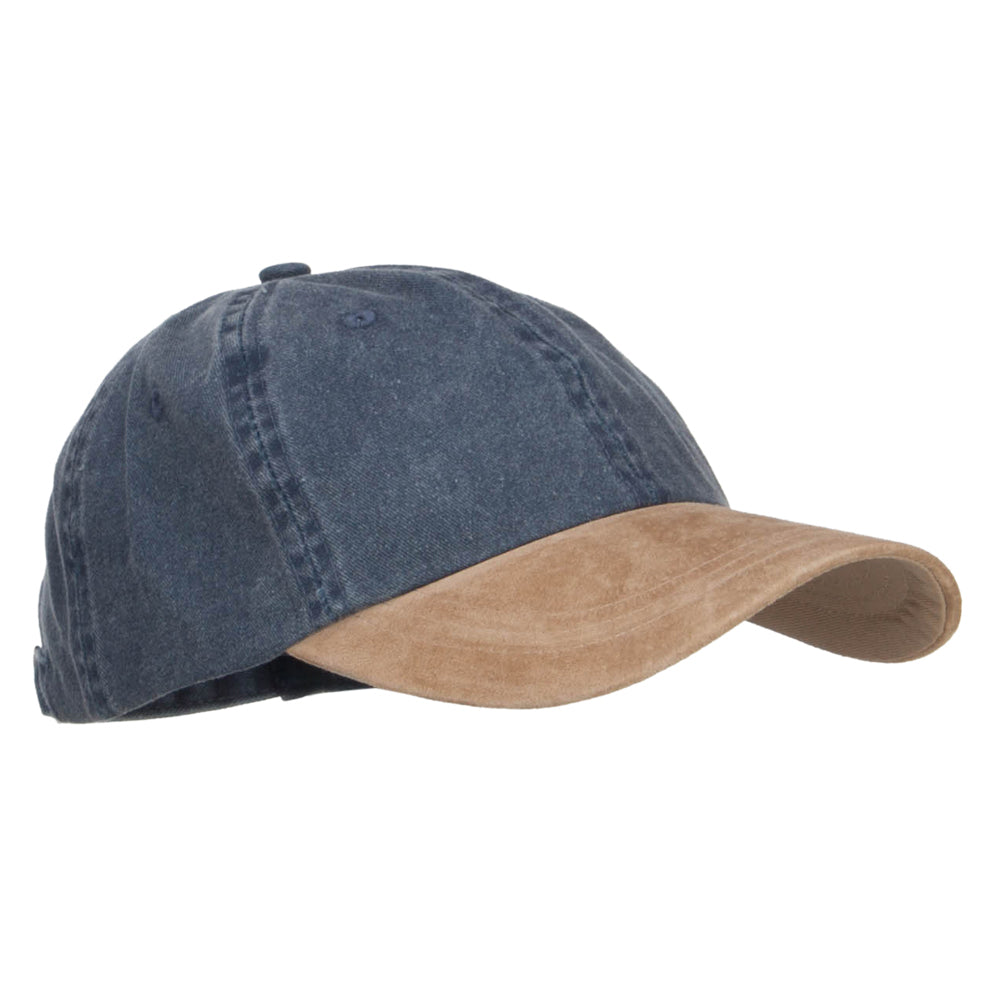 Suede Bill Washed Pigment Dyed Cap