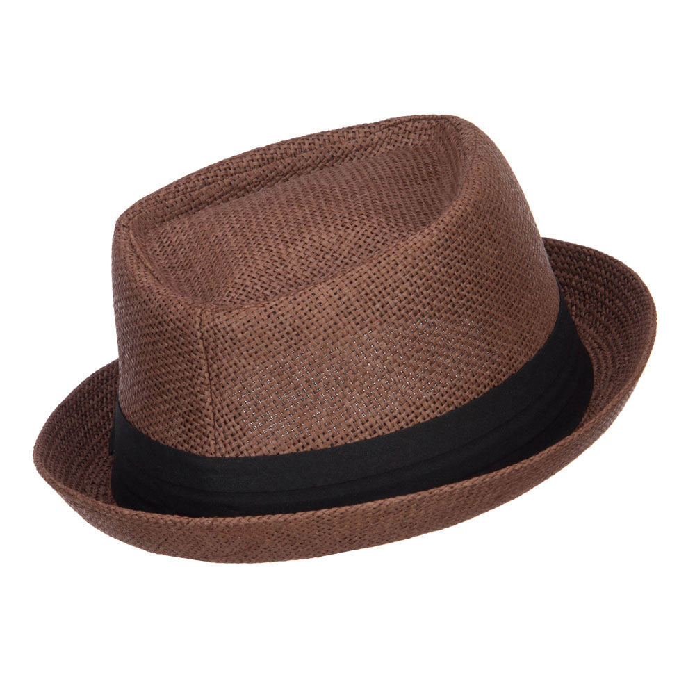 Big Size Solid Upbrim Pork Pie Fedora